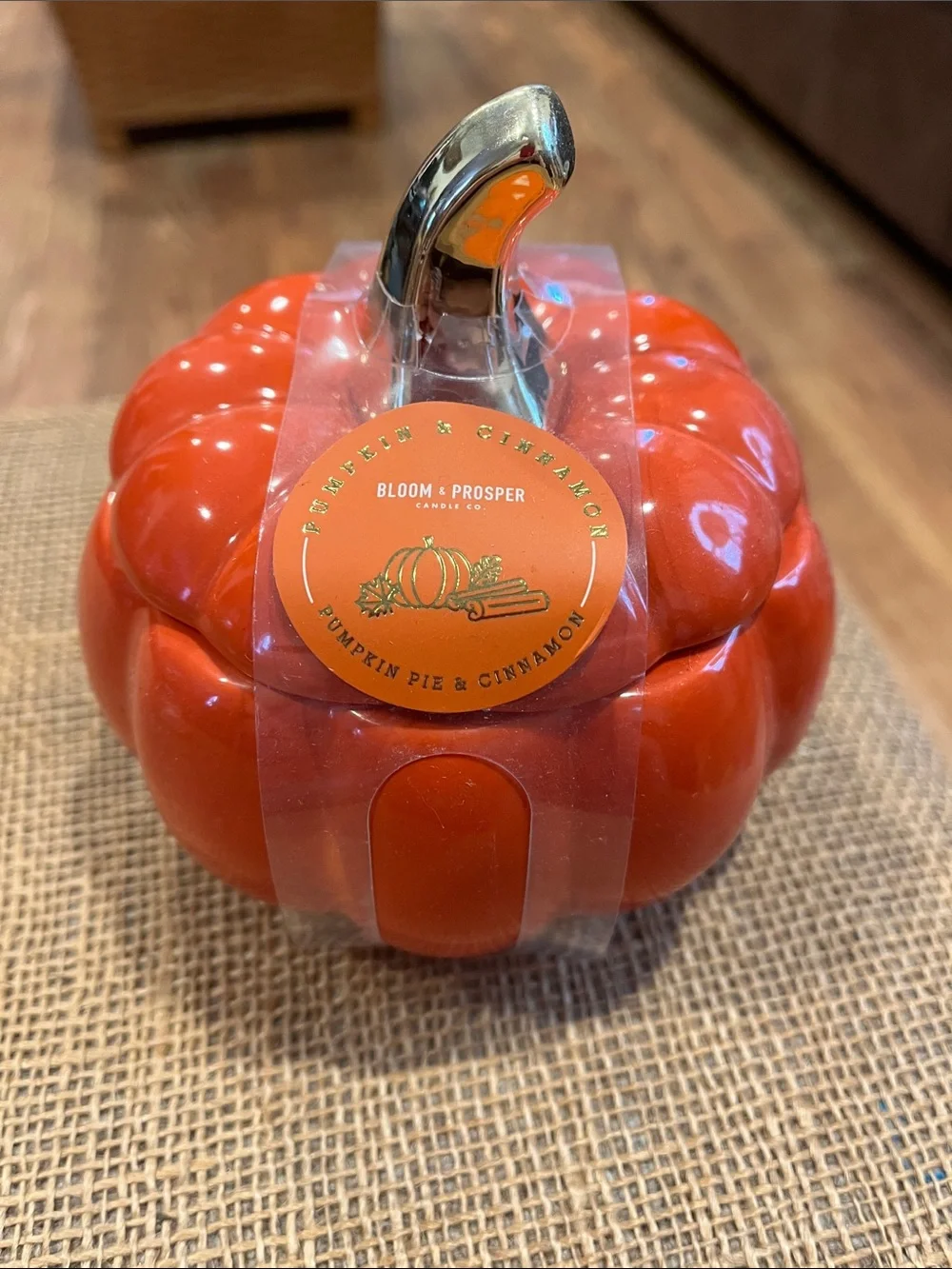 Bloom & Prosper Pumpkin Pie & Cinnamon Ceramic Pumpkin Jar